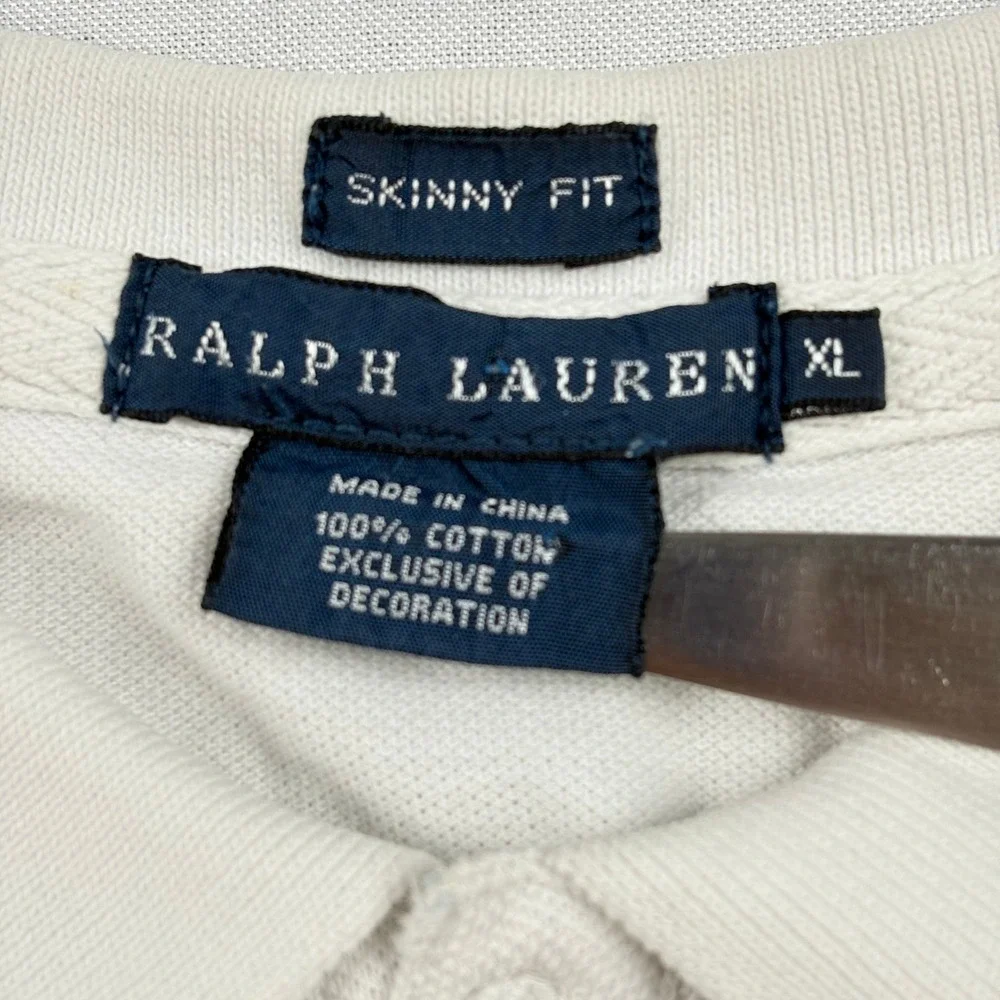 Ralph Lauren Polo Shirt Kids XL 100% Cotton‎ Color Block RLC Equestrian #3